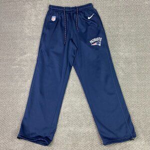 Nike On Field New England Patriots Pants Mens Medium Blue Sweat Track Gym Jogger